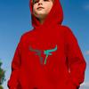 Boys' hooded sweatshirt fashion hoodie, back to school season fashion casual sports printed hoodie, spring and autumn boys' sportswear