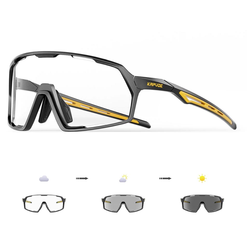 KAPVOE Photochromic Sunglasses Women Driving Bicycle Goggles UV400 Man MTB Climbing Glasses Outdoor Sports Bike Cycling Glasses