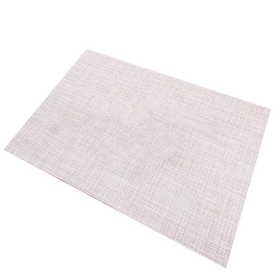 

Полезный экологически чистый теплоизоляционный однотонный противоскользящий коврик для обеденного стола с большой чашей и подставкой для вечеринок бежевый