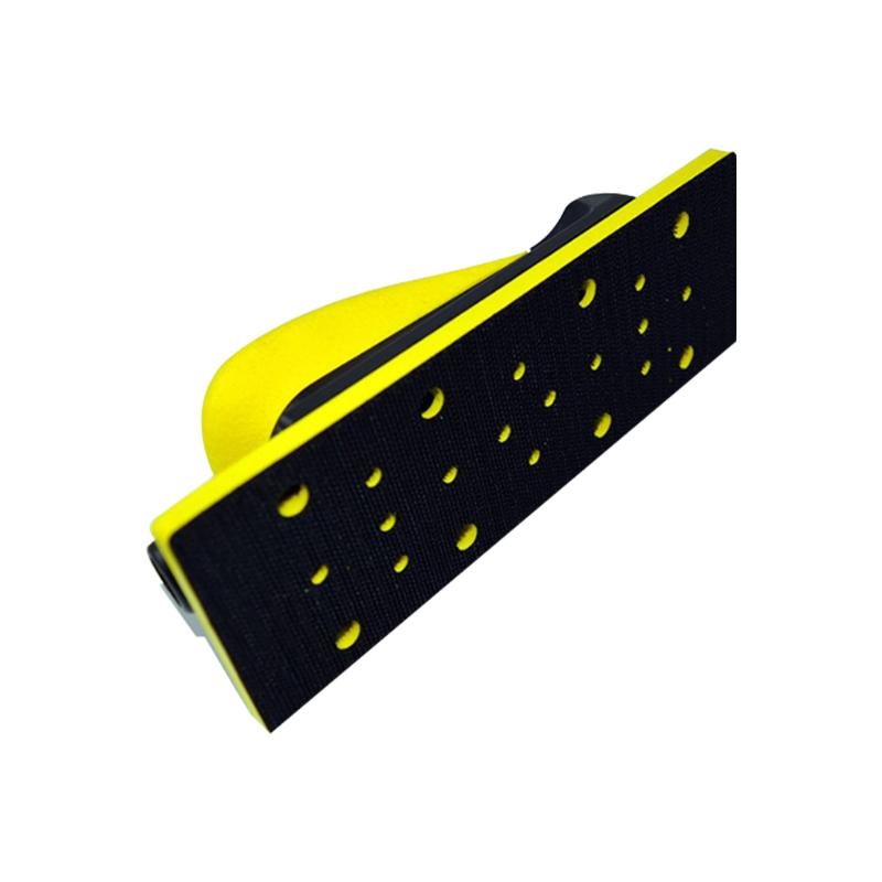 PU Foam Vacuum Hand Sanding Block Dust-free Multi Hole Hook and Loop for Metal Polishing Household Clean Car Maintenance