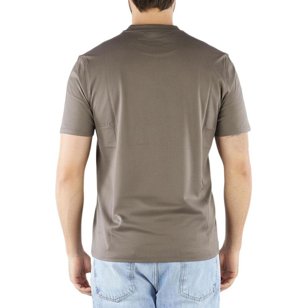 Emporio Armani SS26 Logo Detail Cotton Crew Neck Short Sleeve T-Shirt Men Tops EM004583-AF13669-M8361