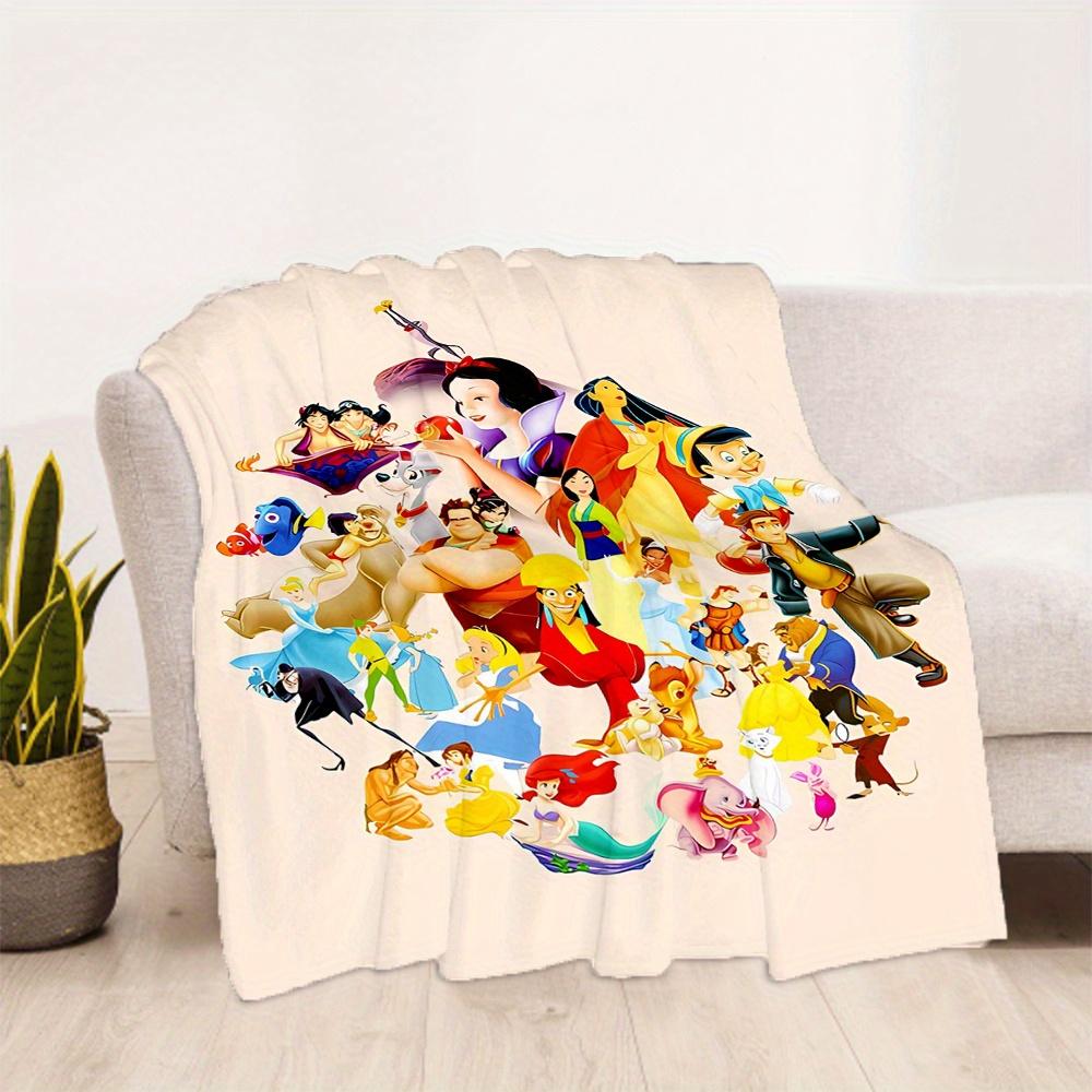1pc, Disney Classic Characters Blanket Seasonal Home Decorative Throw for Room, Living Room, Travel, Camping, Car Blankets