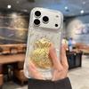 Bling Bling  Glitter Gold Fu Clear Phone Case for For Iphone 17 Air 14 1 16 11 12 13 Pro Max Plus Shockproof Soft Protector Cover
