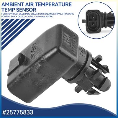 Capteur de température d'air ambiant extérieur 25775833 15936931 pour GM GMC Buick Chevrolet Cruze Cadillac Opel Vauxhall Astra Vectra