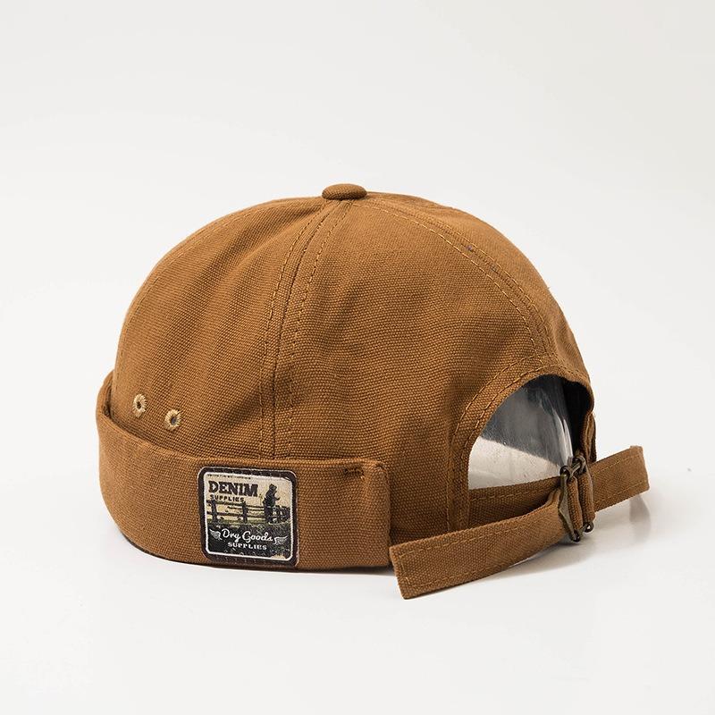 Hat Female Spring and Autumn Street Retro Landlord Hat Men's and Women's Niche Sports Melon Rind Hip Hop Yuppie Hat