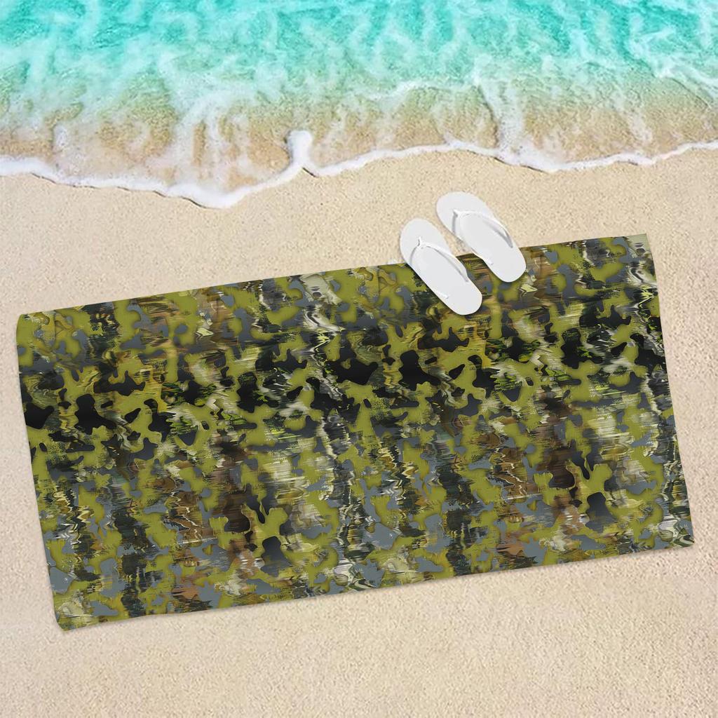 Polyester Beach Towel - Multi-functional Towel for Swimming, Fitness, Camping, Yoga, Travel & Beach Activities