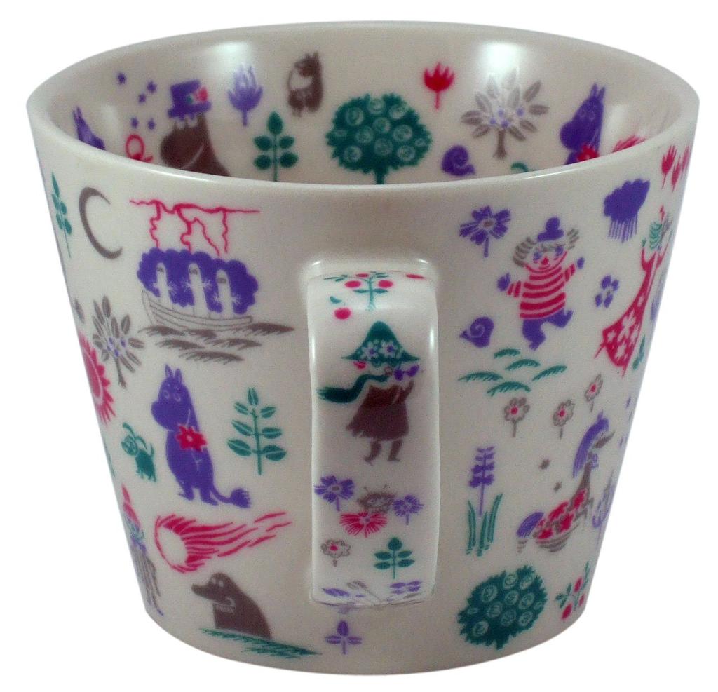Yamaka Shoten MOOMIN Newborn Soup Mug Microwave Moomin Nordic Day Wedding Made in Stencil, Safe, Merchandise, Style, Mother's Gift, Tableware, Gift,
