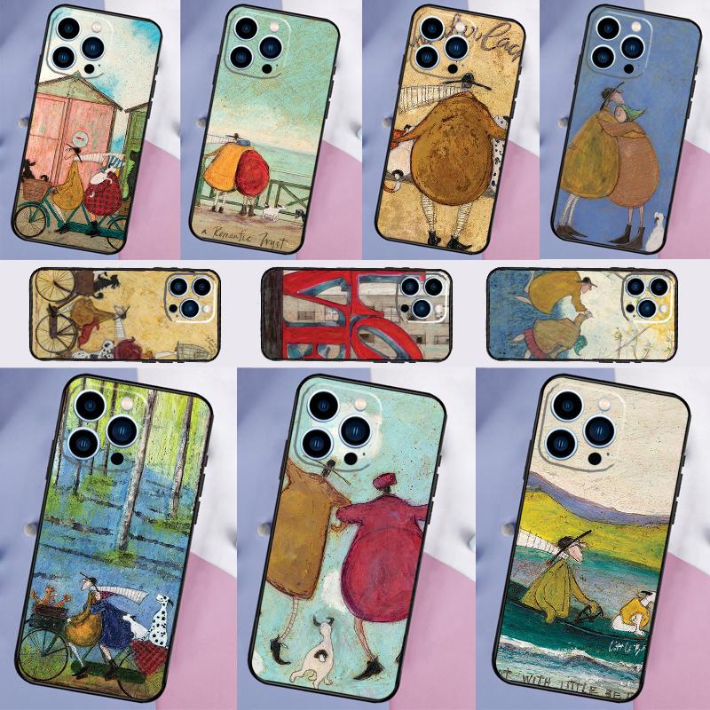 Sam Toft Art Abstract Landscape Bumper Protection Case For iPhone 17 Pro Max 17 Air Soft Cover
