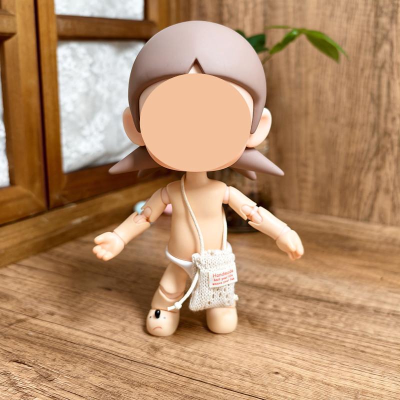 [Cloth Only] the Fashion Doll Clothes for 20cm  Dolls ,Dress Set+Hollowed-out Hat+Handmade Bags.