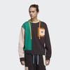 adidas Originals Melting Sadness Puppet Series Colorblock Asymmetrischer Saum Lockeres Sweatshirt Unisex Oberteile HC0349