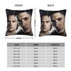 Dean Winchester Supernatural Television Pillow Cover Cushion Cover Pillow Case Kawaii Pillowcases For Sofa Home Decoration