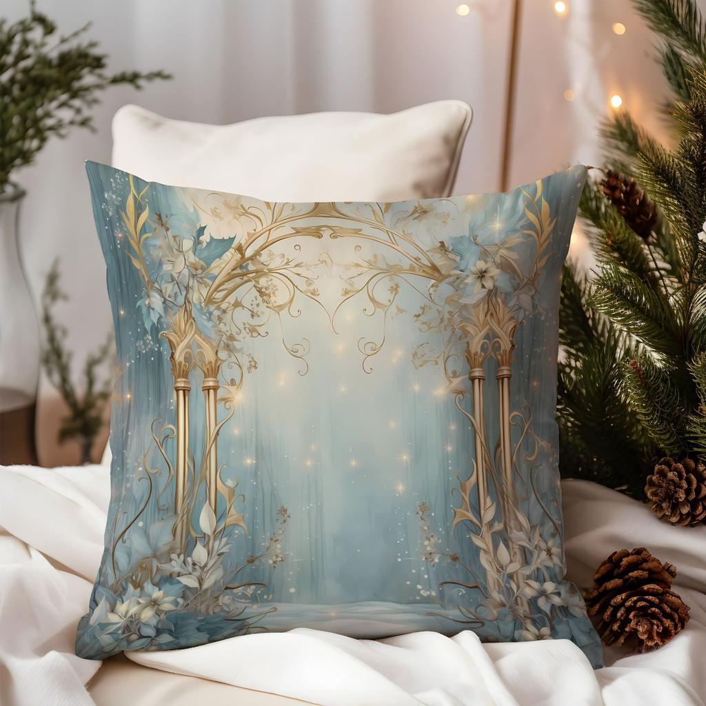 New Christmas Pillow Cover Premium Luxury Santa Home Sofa Cushion Cover Premium Durable Quality Useful Practical