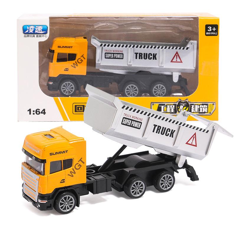 Jucărie pentru copii, din aliaj, mașină, trompetă, simulare, salvare rutieră, macara de remorcare, mașină, camion, model, cadou pentru băiat