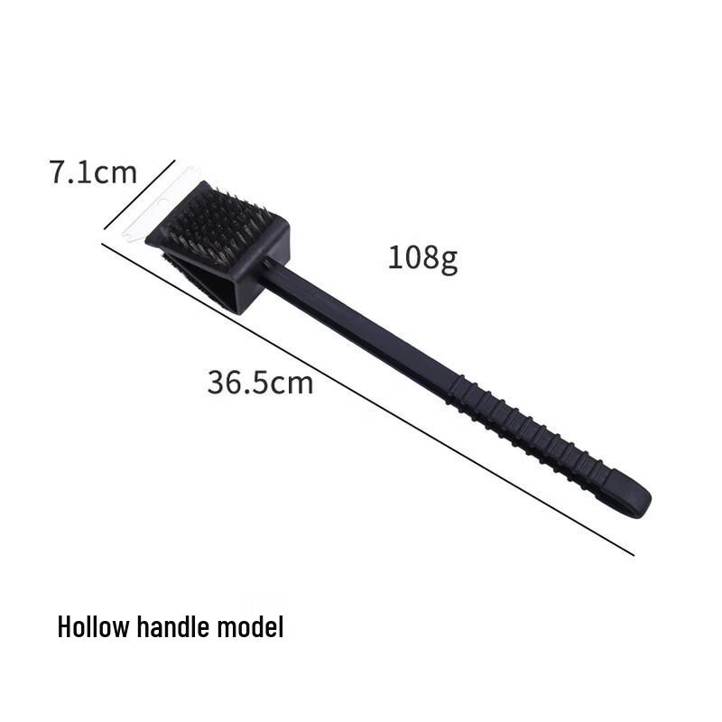 Ruhan Grillbürste mit langem Griff aus Stahl