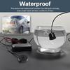 Hippcron 4 Sensors Buzzer 22mm Car Parking Sensor Kit Reverse Backup Radar Sound Alert Indicator Probe System 12V Black White
