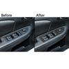 6Pcs Carbon Fiber Interior Door Control Cover Trim For Chrysler 200 Sedan