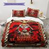 Player Team Bedding Quilt Set Quilt Cover Pillowcase Home Decoration Birthday Gift (1 * Duvet Cover + 2 * Pillowcase, Without Core)