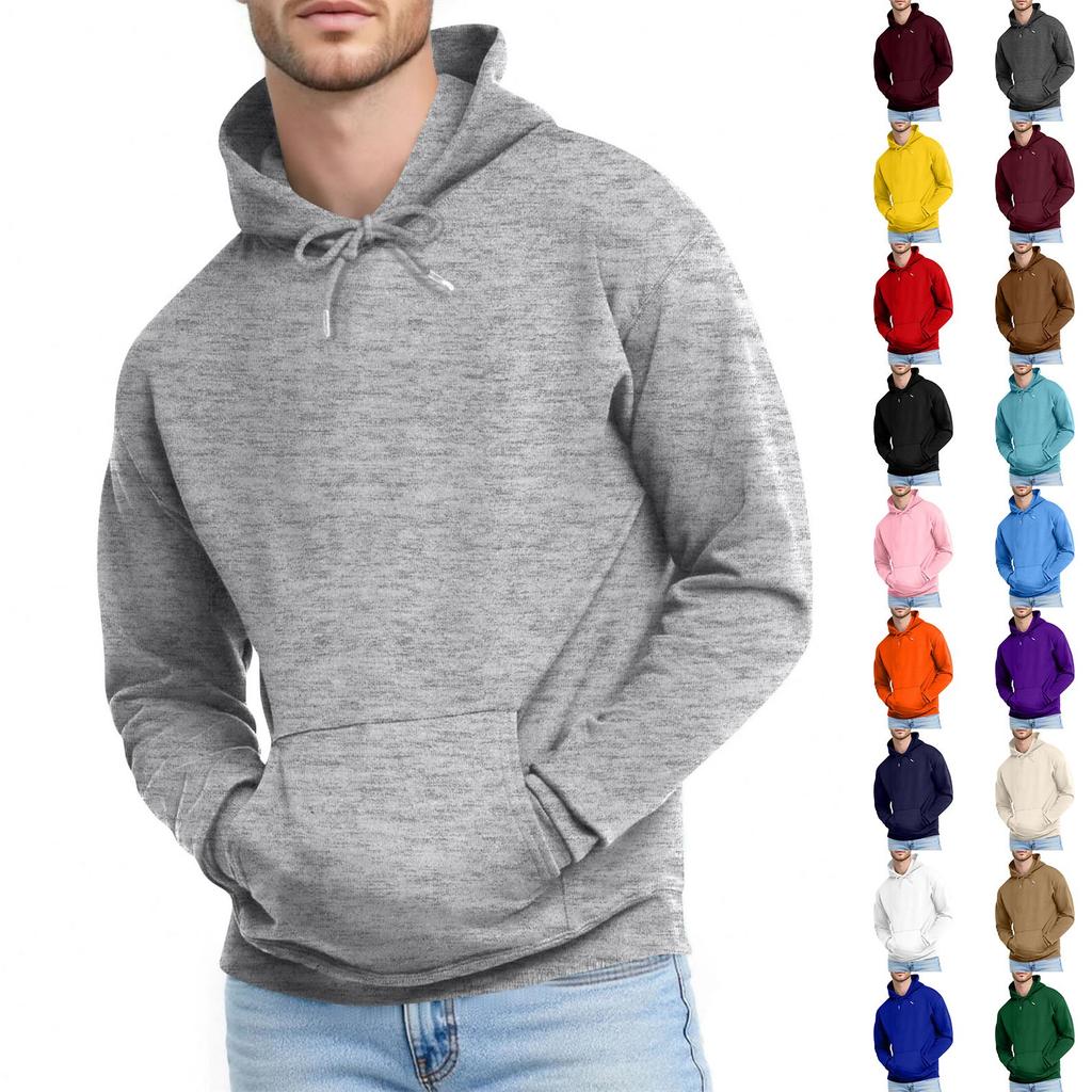 Men's Fashion Loose Sweatshirt Casual Daily Long Sleeve Color Top