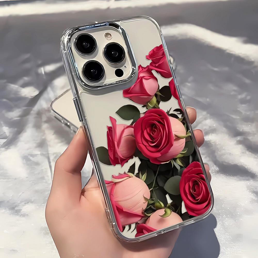 Full Screen Small Yellow Flowers Clear Phone Case For IPhone 17 Air 16 15 14 13 12 11 Pro Max XR X XS 7 8 Plus Silicone Cover