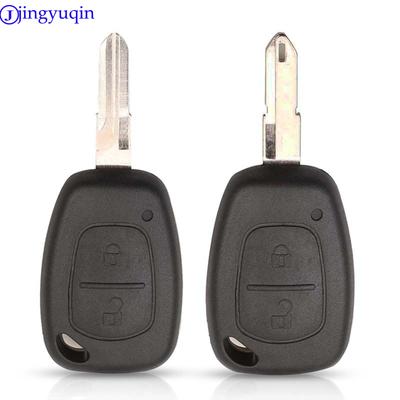 Jingyuqin 2 Przyciski Pilot Kluczyk Samochodowy Obudowa Pokrowiec Fob Etui Dla Vauxhall/Opel Vivaro/ Renault Movano Trafic Renault Kangoo Pusty