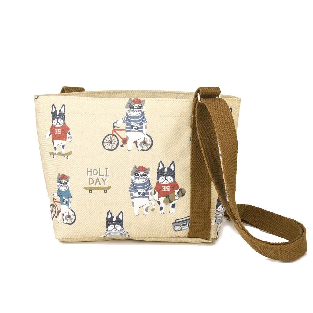 Kusguru Japan Women's Animal Mode Shoulder Pouch, 258038, Beige