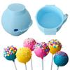 Formă Antiaderentă pentru Cake Pops cu Buzunar de Aer, Formă de Copt pentru Bile Rotunde de 6 cm pentru Cake Pops Uniformi, Eliberare Ușoară, Forme DIY pentru Lut și Bomboane
