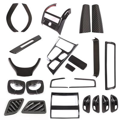 ABS Carbon Fiber Interior Kit Dashboard Console Gear Shift Panel Decoration Cover Trim Stickers For BMW 5 Series F10 2011-2017