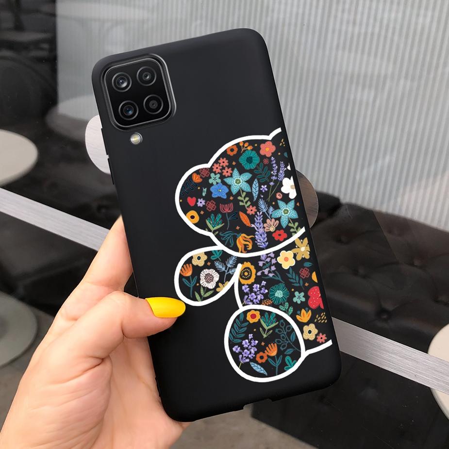 Für Samsung Galaxy A12 Hülle M12 F12 Cue Süßigkeiten Bemalte Abdeckung Weiche Silikon Handyhülle Für Samsung A12 M 12 GalaxyA12 Coque Bumper