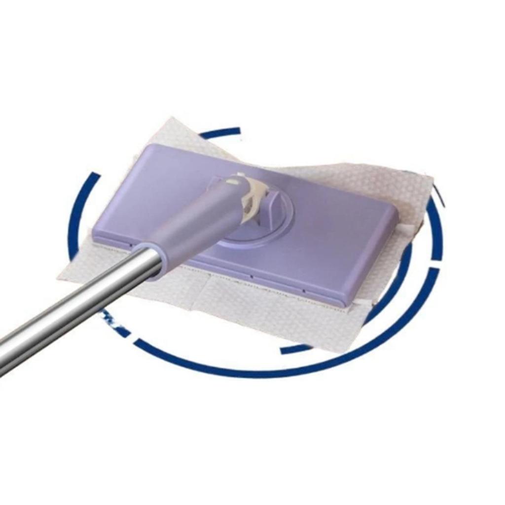 1 SZT. Automatyczny Klips do Mopa z Mikrofibry do Czyszczenia Twarzy, Usuwania Kurzu, Papier do Czyszczenia na Sucho, Mop Podłogowy, Mop Domowy Wielofunkcyjny