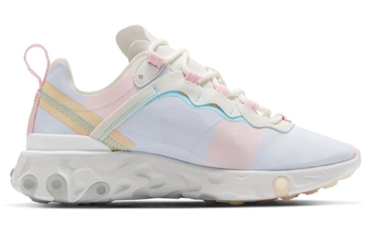 Nike React Element 55 White Crimson Gold Women's DB5926-011