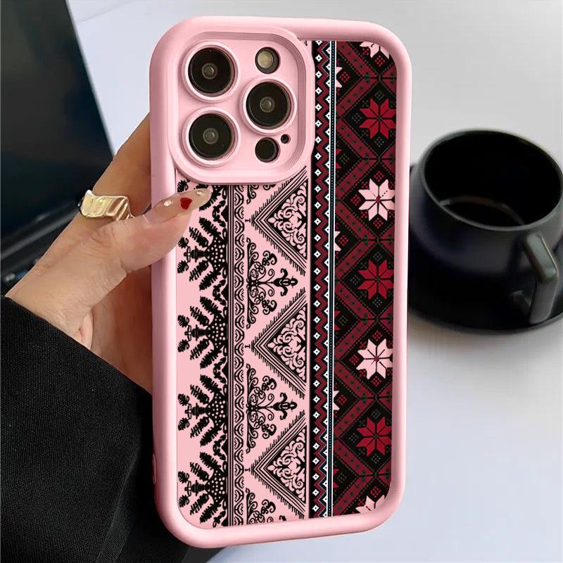 

Vintage Totem Patterned Phone Case For iPhone 17 Air 16 e 15 14 13 12 11 Pro Max Plus Mini SE 2020 2022 Soft TPU Phone Cover iPhone 12