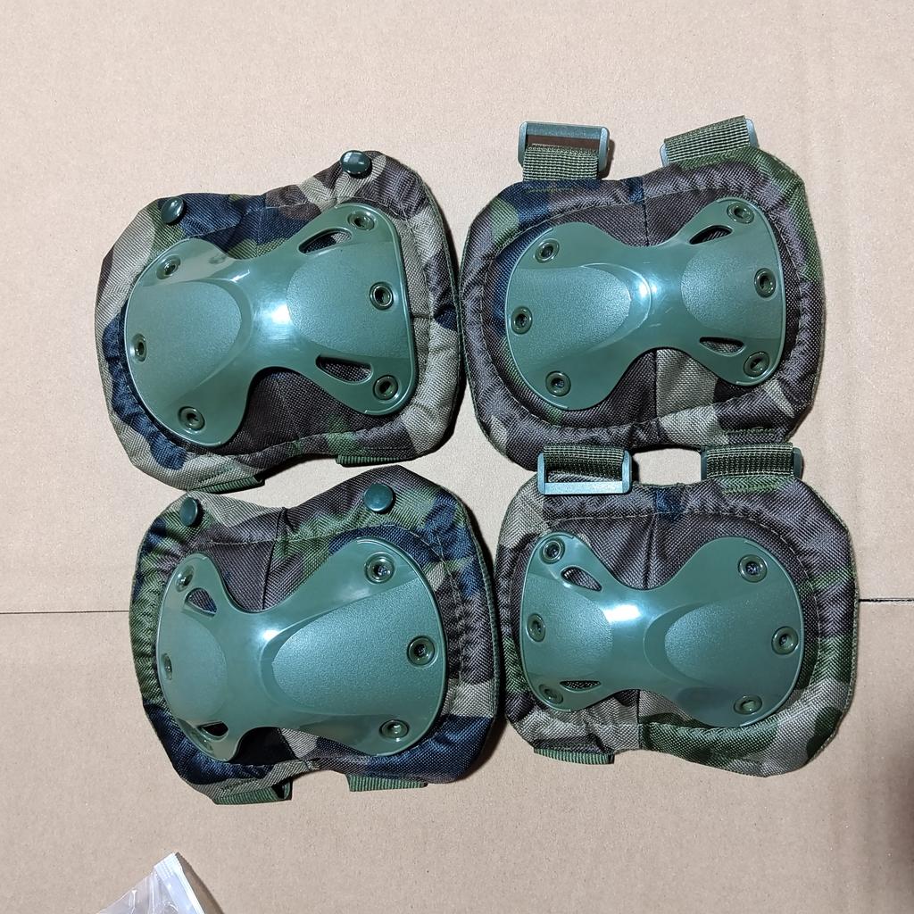 Tactical Combat Knee & Elbow Protective Pads Set For Outdoor Cs Paintball Game Cycling Safety Skateboarding Gear Skates