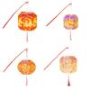 Traditional Chinese Lamp Festives Flower Light Set with Ropes and Embellishments for Crafting Hanging Decoration