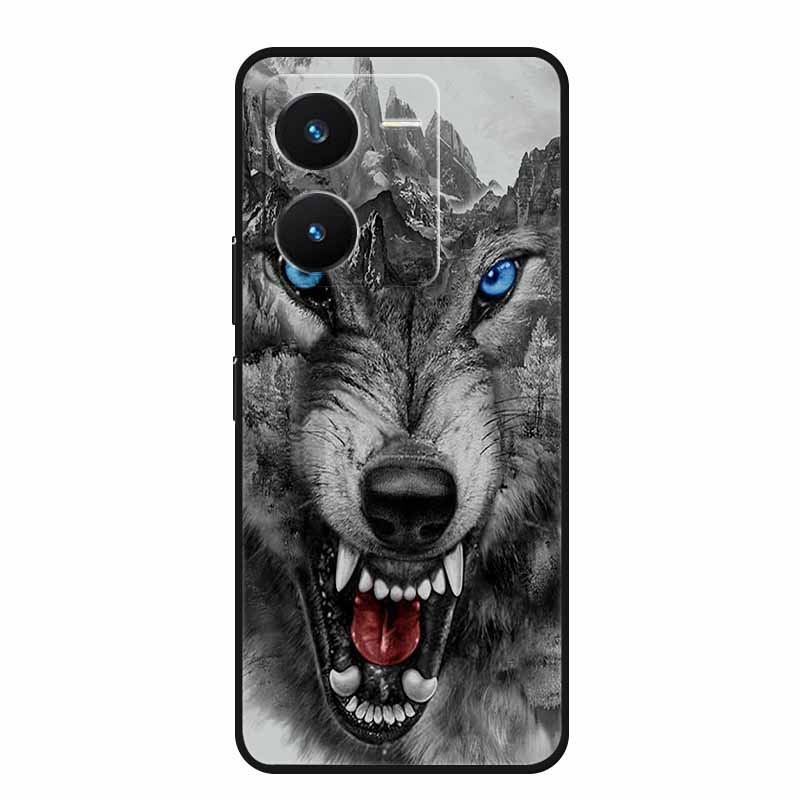 For Vivo IQOO Z8 Case Luxury Soft TPU Silicone Phone Cases for Vivo IQOO Z8X 5G V2314A V2312A Cover Protective Cartoon New Funda
