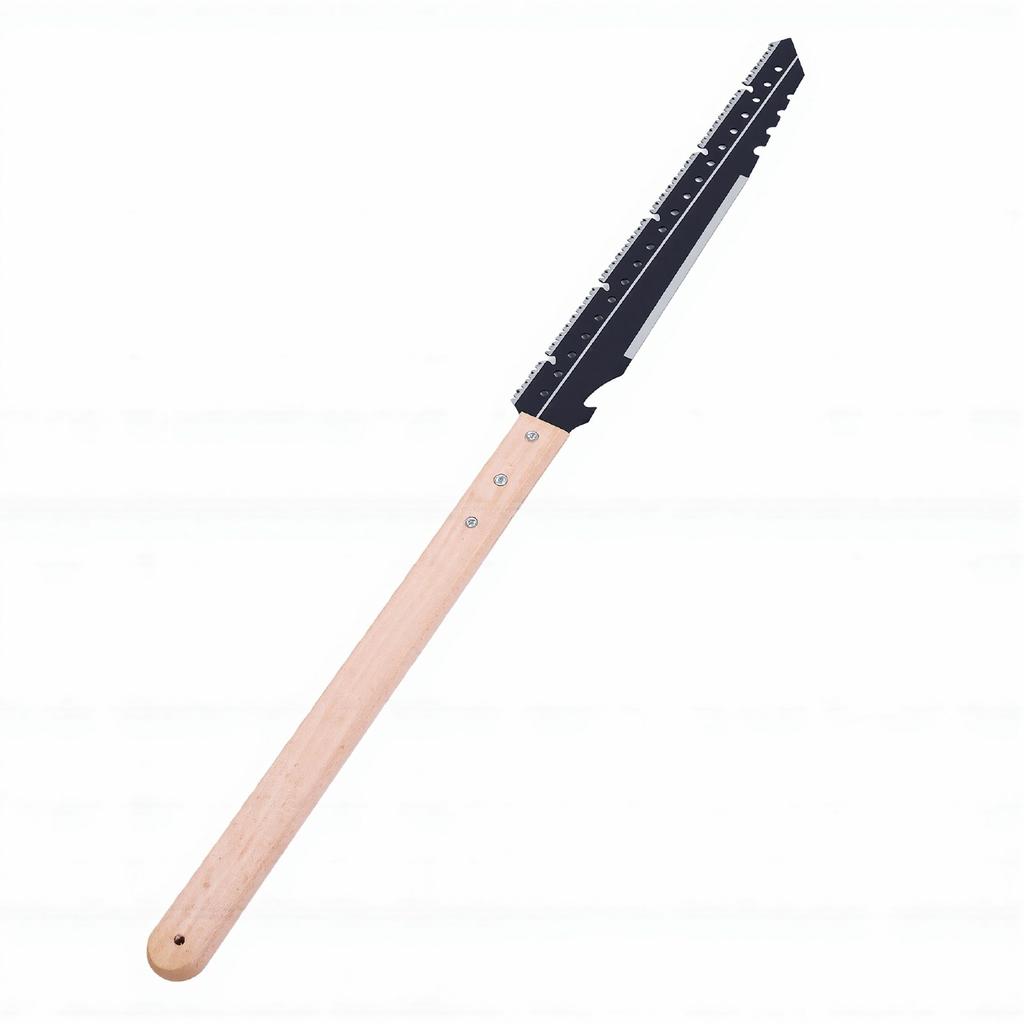 Hand Long Saw with Leather Sheath 77CM Multifunction Wooden Handle Pruning Saw for Camping Gardening Outdoor Work