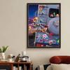 DIY Diamond Painting A Thrilling Trip Cross Stitch Kit Mosaic Art Diamond Painting Full Circle Diamond Home Decoration