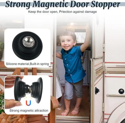 Magnetische Deurvanger Keukendeurhouder Camper Deurstops Vasthoudhaak Sluiting voor Camper Caravan Motorhome Boot Deurhouder