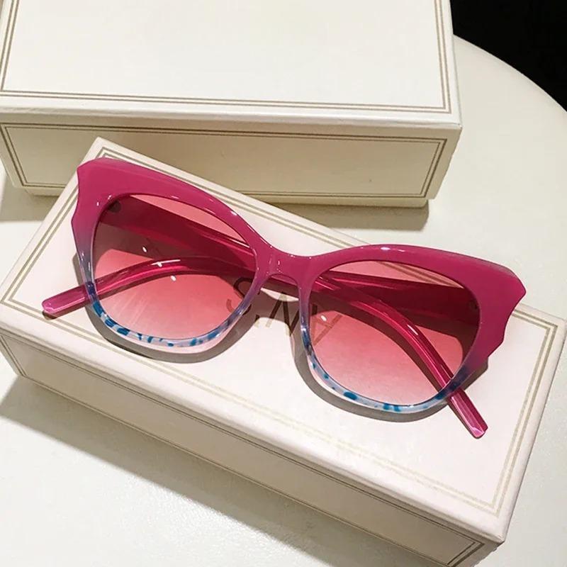 Μη πολωμένα Γυαλιά Ηλίου Cat Eye Vintage Γυναικεία Προσωπικότητα Τριγωνικά Cat Eye Vintage Μόδα Ντεγκραντέ Γυαλιά Ηλίου Γυναικεία Ρετρό Καθρέφτης Εξωτερικού Χώρου Αποχρώσεις