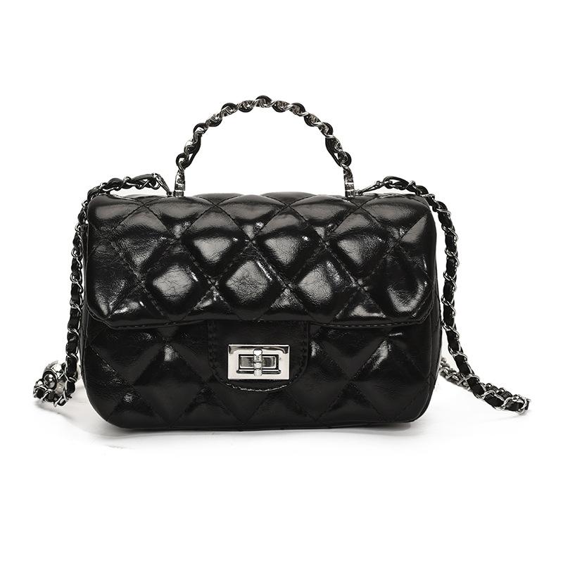 Exquisite mini small bag women's 2025 new diamond embroidered thread versatile chain messenger bag summer popular small bag