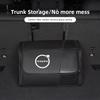 Organizzatore per Bagagliaio Auto Pelle Fibra di Carbonio Scatola Portaoggetti Attrezzi Per Volvo XC90 V90 V60 XC60 V40 EC40 EX40 S80 S60 S90 C40 XC40 V70 XC