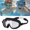 Okulary do pływania z zestawem słuchawek dousznych, regulowana konstrukcja, wodoodporne, przezroczyste, przeciwmgielne, okulary do pływania dla dzieci