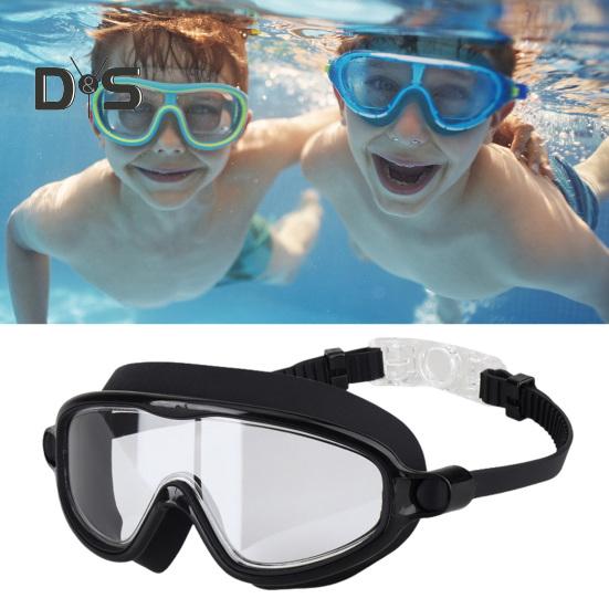 Okulary do pływania z zestawem słuchawek dousznych, regulowana konstrukcja, wodoodporne, przezroczyste, przeciwmgielne, okulary do pływania dla dzieci