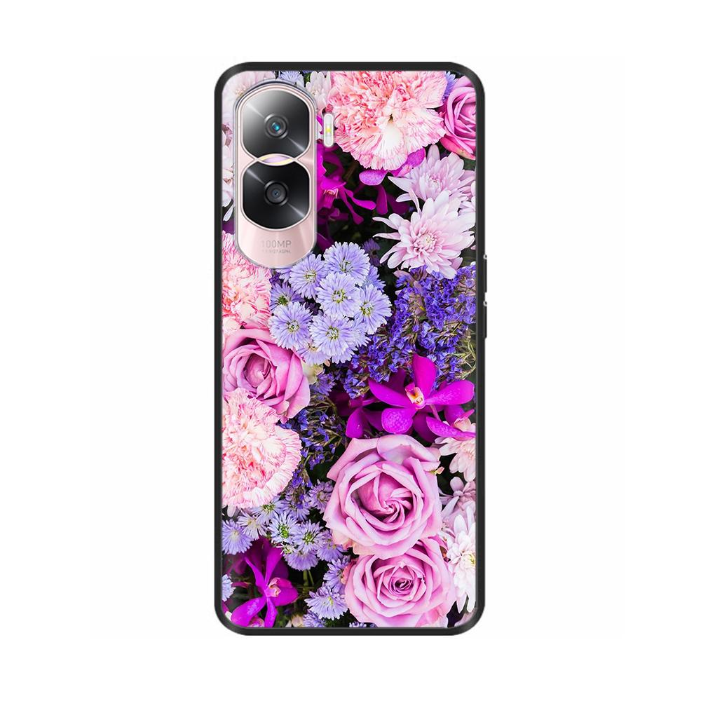 Carcasă pentru Honor 90 Lite 5G Carcasă pentru Honor 90 Smart Floare Silicon Lichid Moale Carcasă Telefon Pentru Honor 90 Pro Carcase Honor90 Husa 90Lite