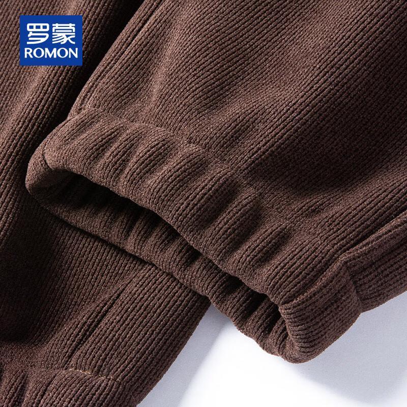 ROMON Men's Fleece-Lined Jogger Casual Pants