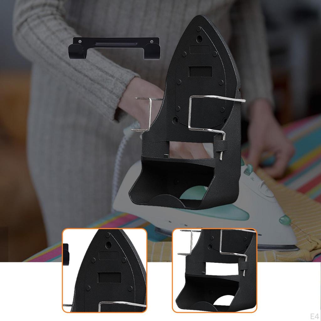 Ironing Board Hanger Rack Lightweight Compact Easy to Install Storage Organizer Wall