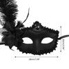 Costume Lady Mask Feather Sexy Halloween Mask Masquerade Half Face Mask Sexy Carnival Mask Ball Party Performance Mask