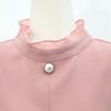 Shiz Madam Women S Floral Pearl Double Sleeve Frill blouSe T57485