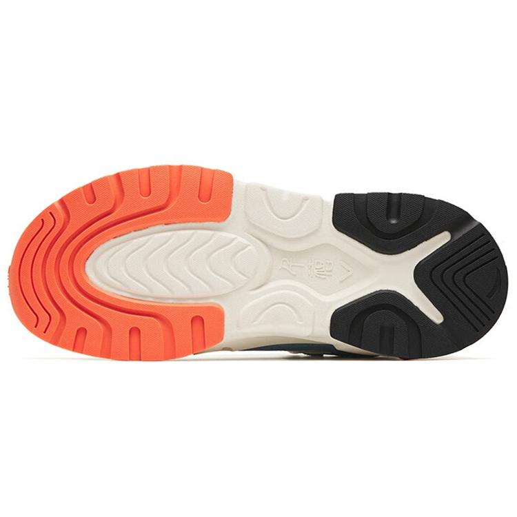 New ANTA Millennium 5.0 Casual Shoes Women's Low Top Ivory White/Black/Waterfall Blue/Mud Gray 122248890-7