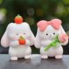 Adorable Rabbit Pvc Collectible Model For Home Office Decoration Gifts Idea