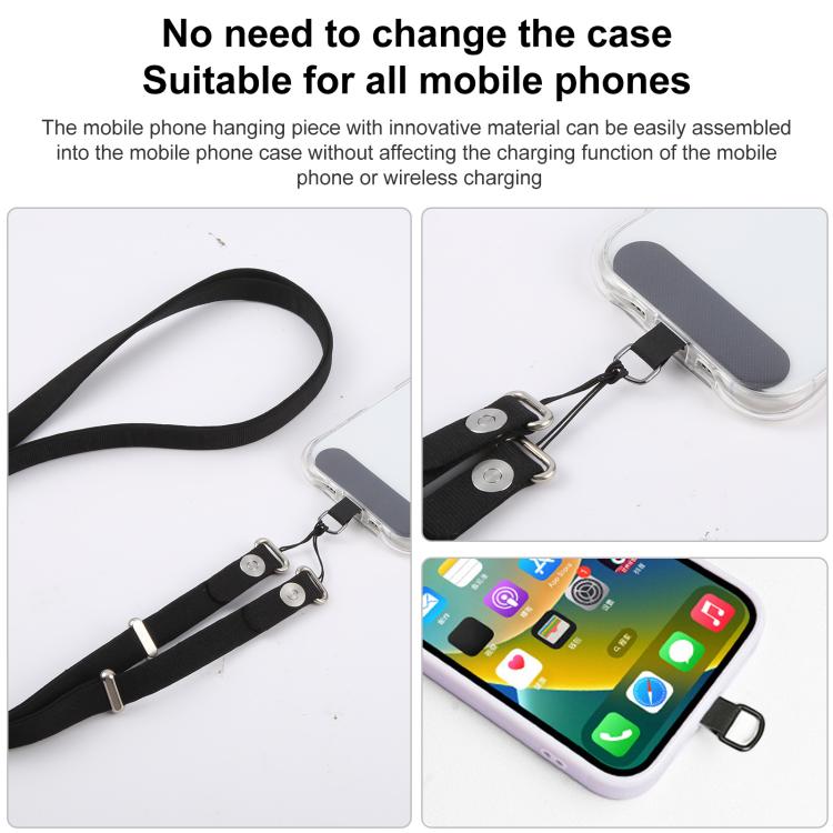 Nylon Magnetic Adjustable Crossbody Strap Phone Anti-Theft Lanyard for iPhone 17 Series